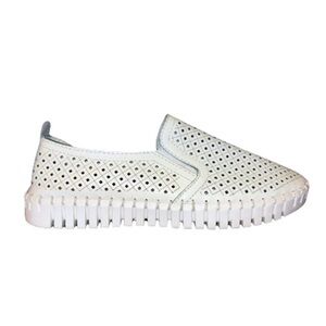 Dream Pairs White Slip-On Shoes - 7